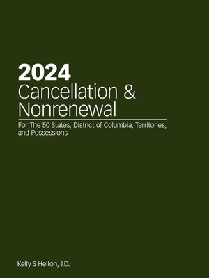 cover image of 2024 Cancellation & Nonrenewal Handbook